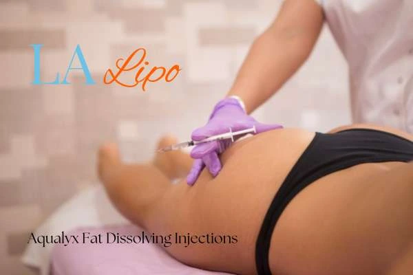 Woman having fat dissolving injections Southgate on thighs