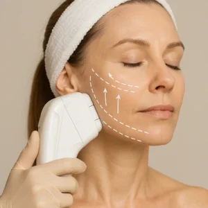 Woman having HI-FU to reduce wrinkles call LA LIPO Southgate Now!
