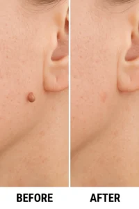 Skin tags removal Southgate before and after