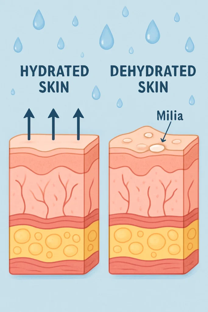 The importance of hydration and milia production Southgate
